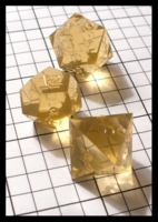 Dice : Dice - Dice Sets - Gamescience Champagne Transparent - FA collection buy Dec 2010